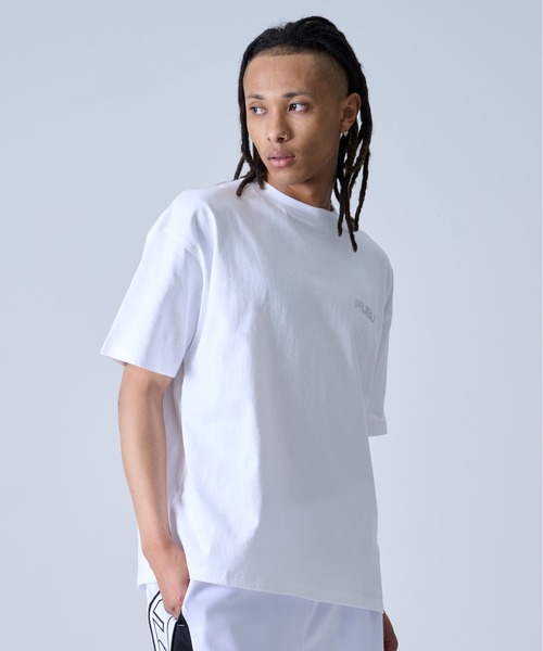 FUBU（フブ） tシャツ ブランド ロゴ ラインストーン 刺繍 クルー 