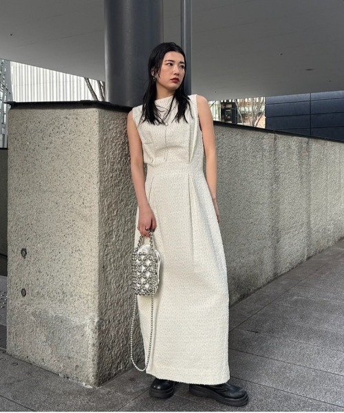 ワンピース ameri onepiece Ameri（アメリ） ワンピース ORIGINAL PUNCHING CHINO DRESS