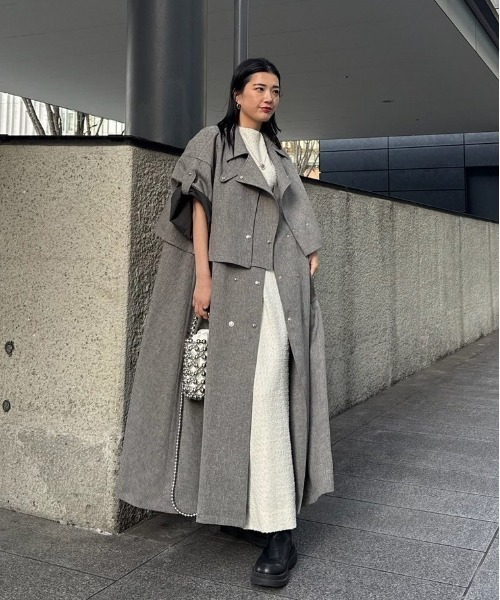 Ameri（アメリ） ワンピース ORIGINAL PUNCHING CHINO DRESS