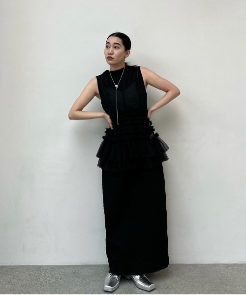 Ameri大人気商品です！！ Ameri（アメリ） ワンピース ORIGINAL PUNCHING CHINO DRESS