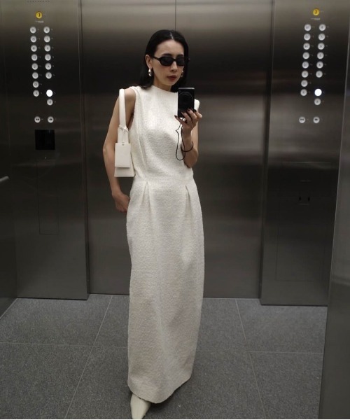 Ameri（アメリ） ワンピース ORIGINAL PUNCHING CHINO DRESS