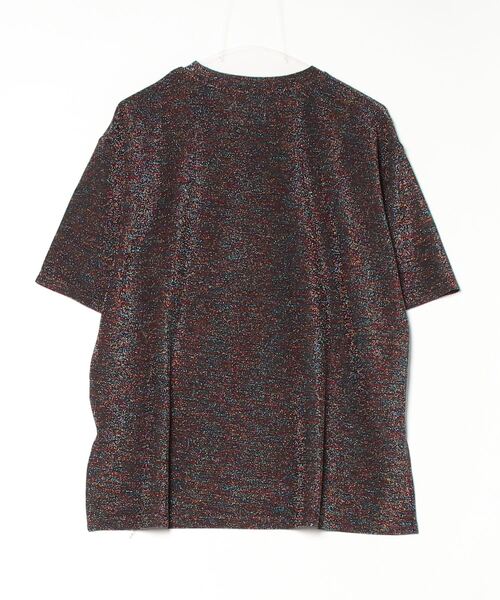 OKIRAKU×ROSEBUD スプレープリント トップス ROSE BUD tシャツ (OKIRAKU×ROSEBUD)スリーブプリントロンT
