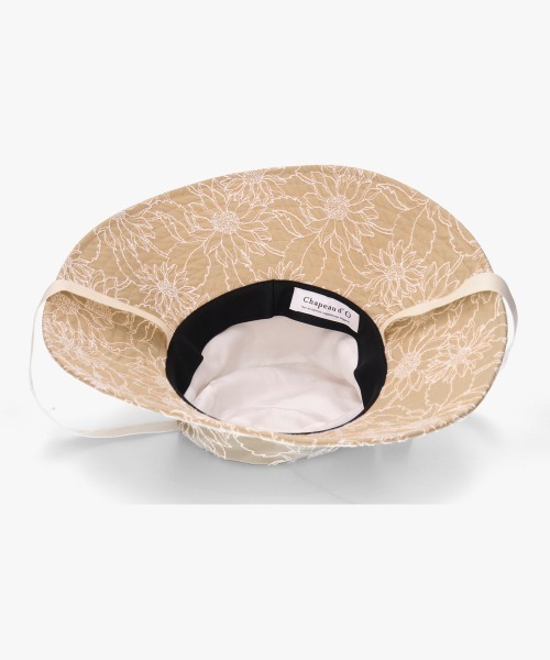 Chapeau d' O（シャポードオー） 帽子 ハット Flower EMB Capeline