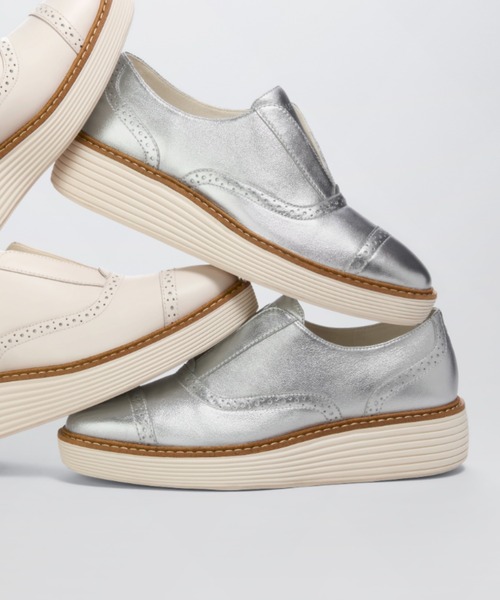 【COLE HAAN】 美脚×軽量 厚底レースレス オックスフォード Amazon | Cole Haan レディース グランドシティ