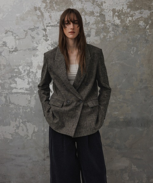 美品✨ERDEM アーデム　Nacy ポルカドットジャケット　シルク混 LANCER CLOTHING CORPORATION｜ワンポケット ジャケット lcmd