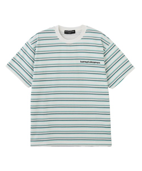 Diaspora skateboards tシャツ Sketeboards Printed Stripe S/S Top 