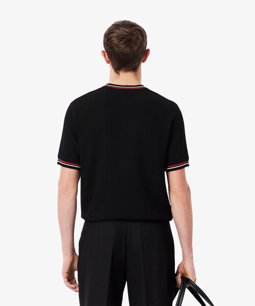 LACOSTE（ラコステ） セーター ニット ドライタッチ 配色ライン