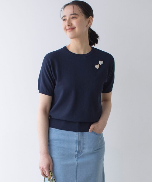 ニット セーター カノコニットＴシャツ レディース