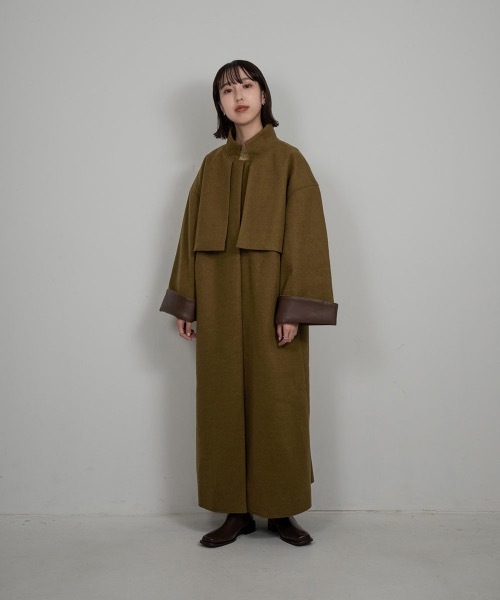 lawgy（ラウジー） コート FREE グリーン レディース : ZOZOTOWN Yahoo