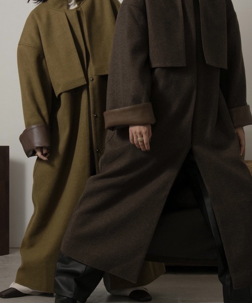 lawgy（ラウジー） コート FREE グリーン レディース : ZOZOTOWN Yahoo