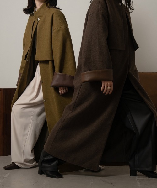 lawgy（ラウジー） コート FREE グリーン レディース : ZOZOTOWN Yahoo