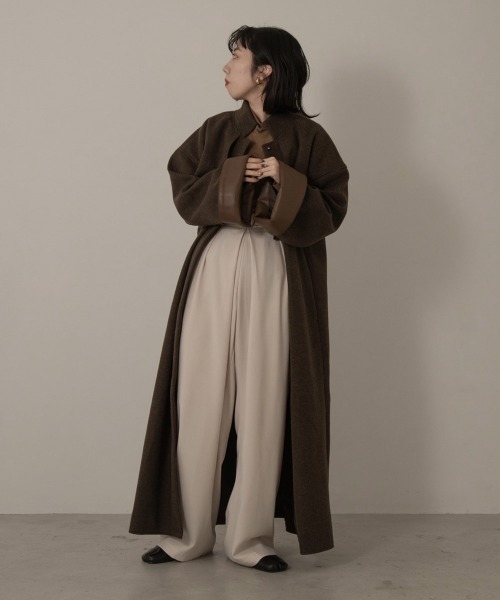 lawgy（ラウジー） コート FREE グリーン レディース : ZOZOTOWN Yahoo