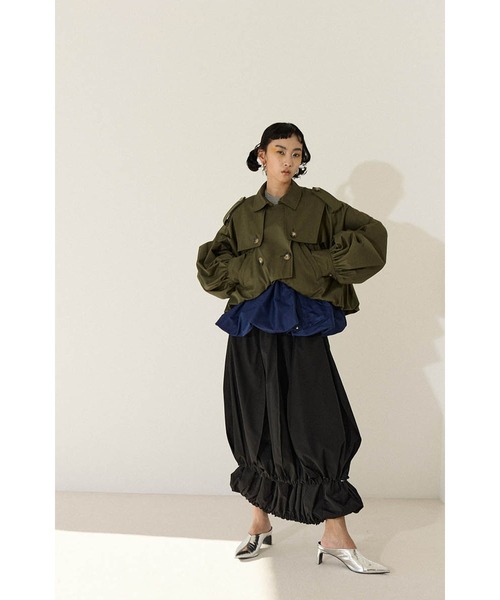 OMMO BALLOON TRENCH BLOUSON カーキ セール】BALLOON TRENCH BLOUSON（ブルゾン）｜OMMO（オーエム
