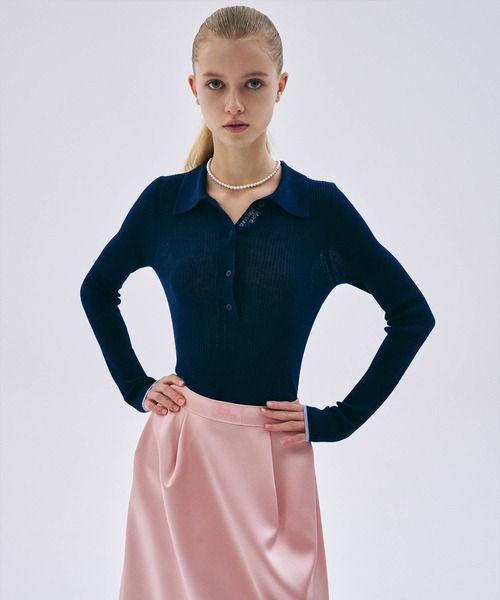 Mardi Mercredi（マルディメクルディ） ニット セーター RIBBED KNIT