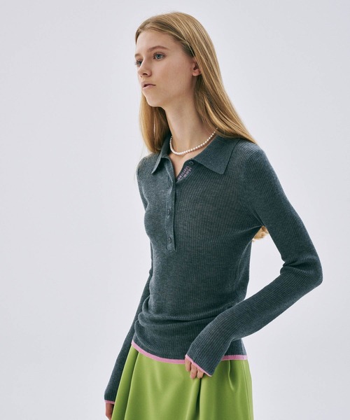 Mardi Mercredi ニットトップス Mardi Mercredi（マルディメクルディ） ニット セーター CASHMERE