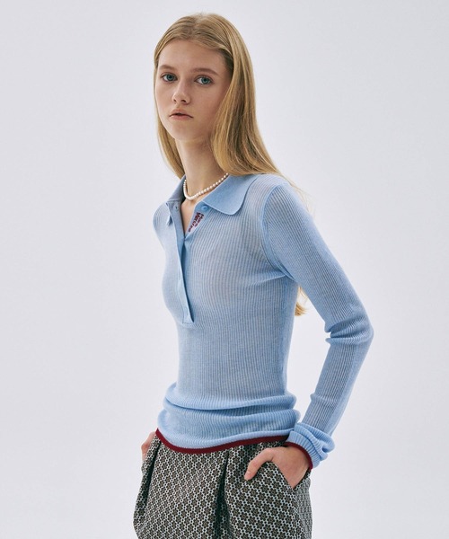 Mardi Mercredi（マルディメクルディ） ニット セーター RIBBED KNIT