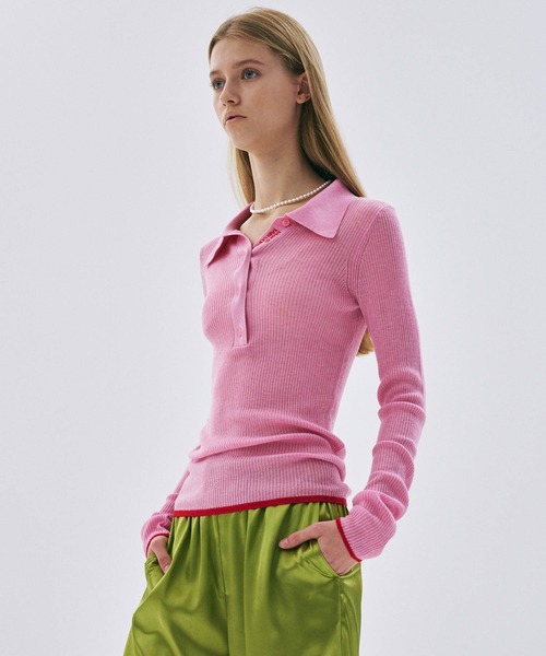 Mardi Mercredi（マルディメクルディ） ニット セーター RIBBED KNIT