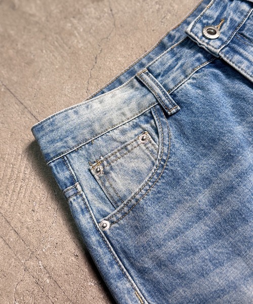 CALIFORNIA OUTFITTERS ワイドパンツ ジーンズ 4D47 ウォッシュ