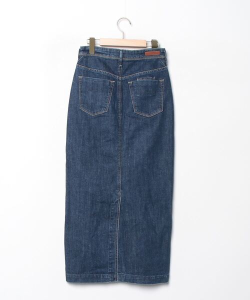 YANUK」 デニムロングスカート X-SMALL ブルー レディース