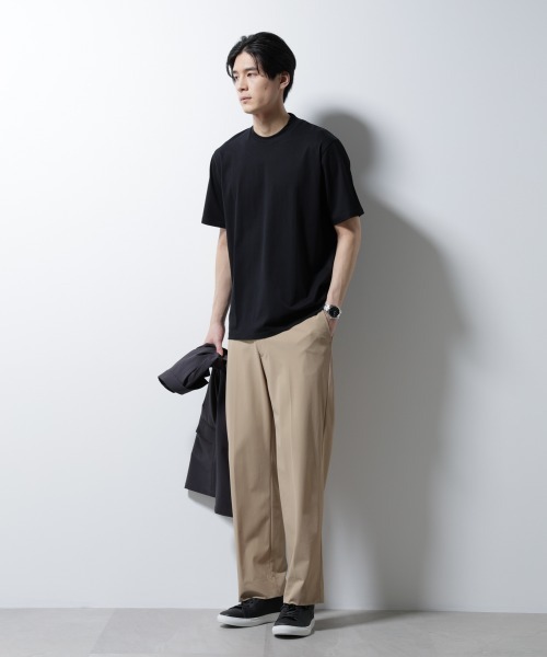 NANO universe スラックス 「NTROUSERS PREMIUM」クールタッチ