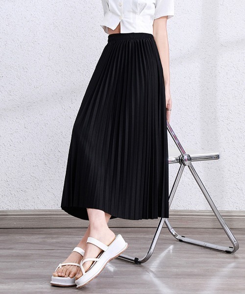 shoppinggo スカート プリーツスカート スカート ロング : ZOZOTOWN