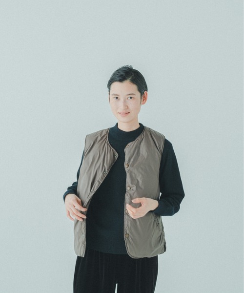 THE LOFT LABO（ロフトラボ） ダウンベスト 1 ブラウン レディース