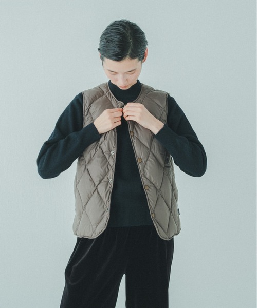 THE LOFT LABO（ロフトラボ） ダウンベスト 1 ブラウン レディース