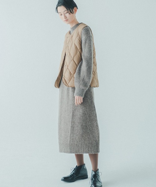 THE LOFT LABO（ロフトラボ） ダウンベスト 1 ブラウン レディース