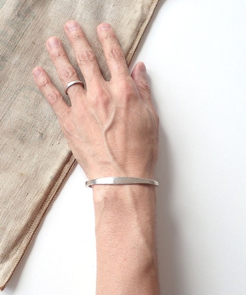 MANANAS（マナナス） バングル 「MANANAS」Flat Rect Bangle (Mens