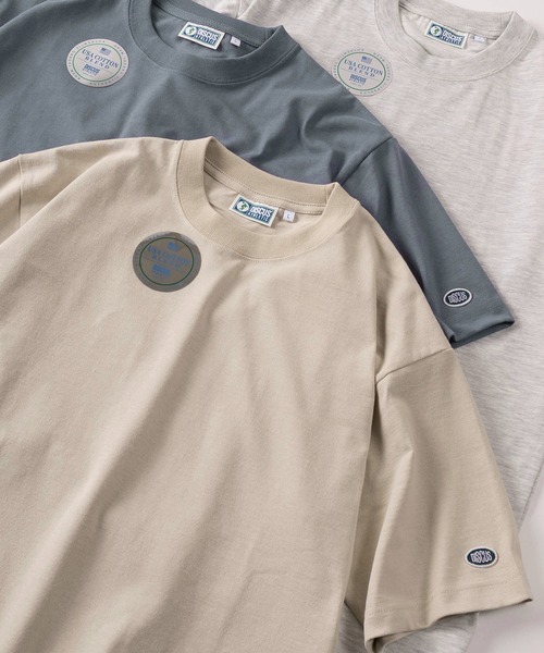 tシャツ 「71」「DISCUS/ディスカス」USAコットンブレンド オーバルワッペンワンポイント刺繍＆ピスネームタグデザイン 半袖Tシャツ/ブランド | DISCUS | 06