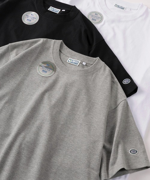 tシャツ 「71」「DISCUS/ディスカス」USAコットンブレンド オーバルワッペンワンポイント刺繍＆ピスネームタグデザイン 半袖Tシャツ/ブランド | DISCUS | 03