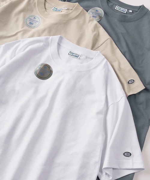 tシャツ 「71」「DISCUS/ディスカス」USAコットンブレンド オーバルワッペンワンポイント刺繍＆ピスネームタグデザイン 半袖Tシャツ/ブランド | DISCUS | 01