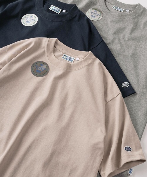 tシャツ 「71」「DISCUS/ディスカス」USAコットンブレンド オーバルワッペンワンポイント刺繍＆ピスネームタグデザイン 半袖Tシャツ/ブランド | DISCUS