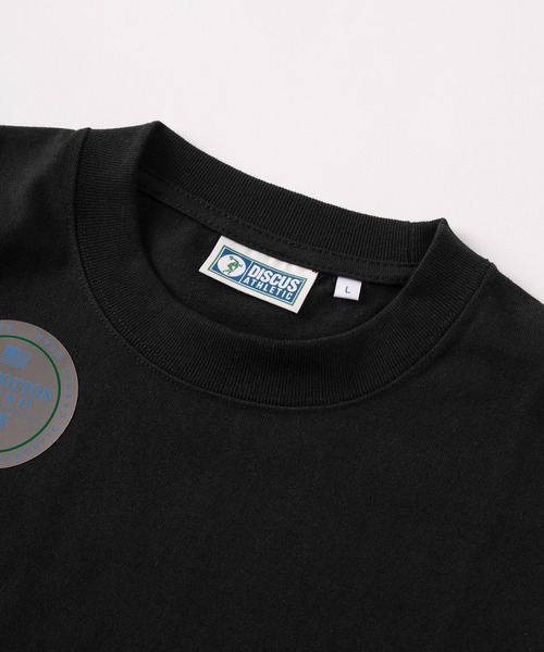 tシャツ 「71」「DISCUS/ディスカス」USAコットンブレンド オーバルワッペンワンポイント刺繍＆ピスネームタグデザイン 半袖Tシャツ/ブランド | DISCUS | 11