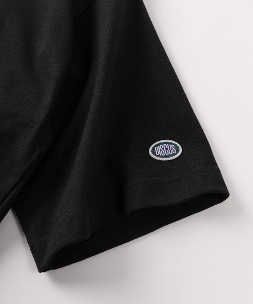 tシャツ 「71」「DISCUS/ディスカス」USAコットンブレンド オーバルワッペンワンポイント刺繍＆ピスネームタグデザイン 半袖Tシャツ/ブランド | DISCUS | 12