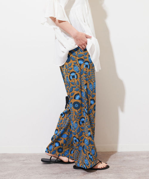 JOURNAL STANDARD フラワープリントパンツ JOURNAL STANDARD パンツ ハンドタッチフラワープリントパンツ