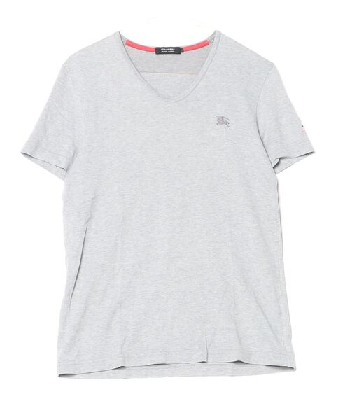【Burberry Black Label 】メンズ Tシャツ BURBERRY BLACK LABEL 「BURBERRY LABEL」 刺繍半袖Tシャツ 2