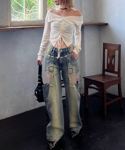 SPIRALGIRL（スパイラルガール） ジーンズ デニム デニムパンツ ベルト