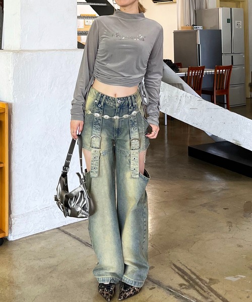 SPIRALGIRL（スパイラルガール） ジーンズ デニム デニムパンツ ベルト