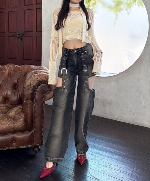 SPIRALGIRL（スパイラルガール） ジーンズ デニム デニムパンツ ベルト