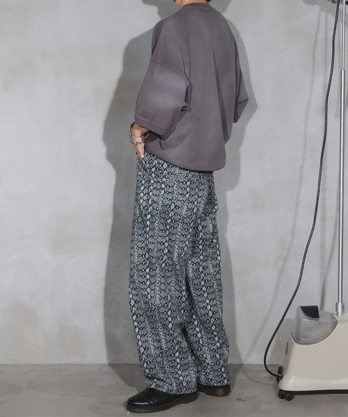「Perushu」 7分袖Tシャツ MEDIUM ベージュ メンズ