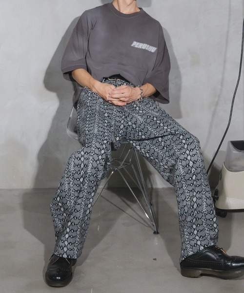 「Perushu」 7分袖Tシャツ MEDIUM ベージュ メンズ
