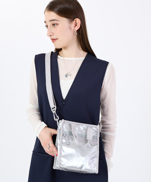バッグ min MINI N/S TOTEデニムデイジー（トートバッグ）｜LeSportsac