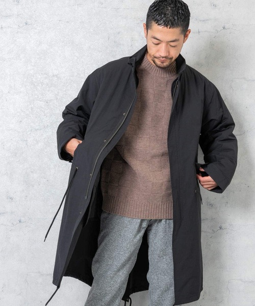 URBAN RESEARCH ROSSO MEN 「URBAN MEN」 モッズコート LARGE ブラック