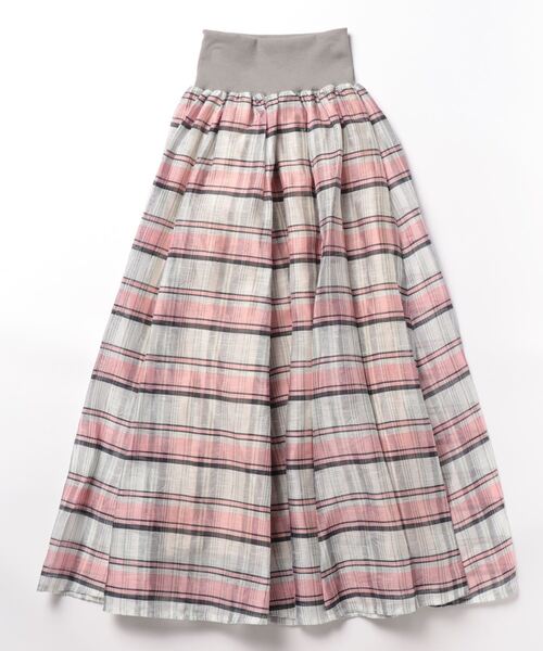 「en recre」 フレアスカート 2 グリーン レディース_画像4