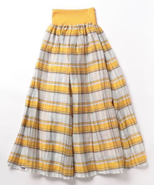 「en recre」 フレアスカート 2 グリーン レディース_画像5