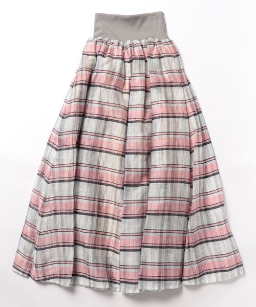 「en recre」 フレアスカート 2 グリーン レディース_画像7