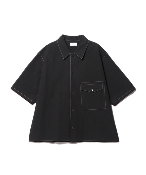 「COLUMN」 半袖シャツ MEDIUM ベージュ メンズ_画像4