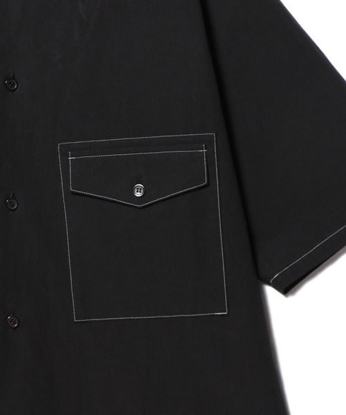 「COLUMN」 半袖シャツ MEDIUM ベージュ メンズ_画像7