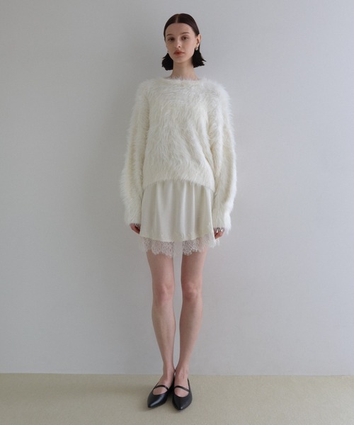 Freesia ニット セーター 「新色追加」フェザーヤーン起毛ニット